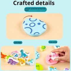 10pcs Dinosaur Sorting Toy Preschool Educational Birthday Gift for Kids**//