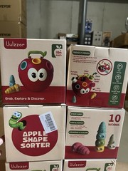 Toddler Apple Shape Sorter, for Developmental Playtime – New