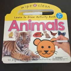 Wipe Clean Learning Books Wipe Clean Animals by Roger Priddy and Priddy Books