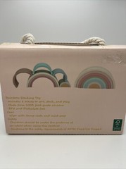 Charlie & Aria Silicone Rainbow Stacker Toy BPA And Phthalate Free