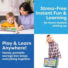 Montessori Preschool Busy Book for Toddlers Ages 3 and Up – Preassembled – Pr…