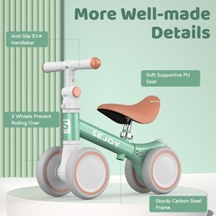 SEJOY Baby Balance Bike Toys 1-2 Years Old Boy Girl Toddler Gifts Walker Toddler