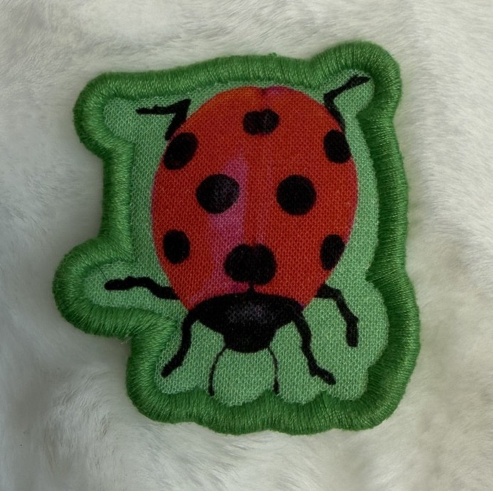 Lovevery Fuzzy Bug Shrub Replacement Insect Stick On LADYBUG