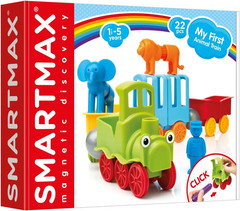 My First Animal Train STEM Magnetic Discovery Play Set with Moving Train and Sof