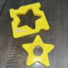 LeapFrog 4-in-1 Learning Hamburger Stacking Baby Toy REPLACEMENT Yellow Cheese