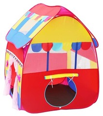 Foldable Pop Up Hut Type Tent House For Kids Toys Play Multi US