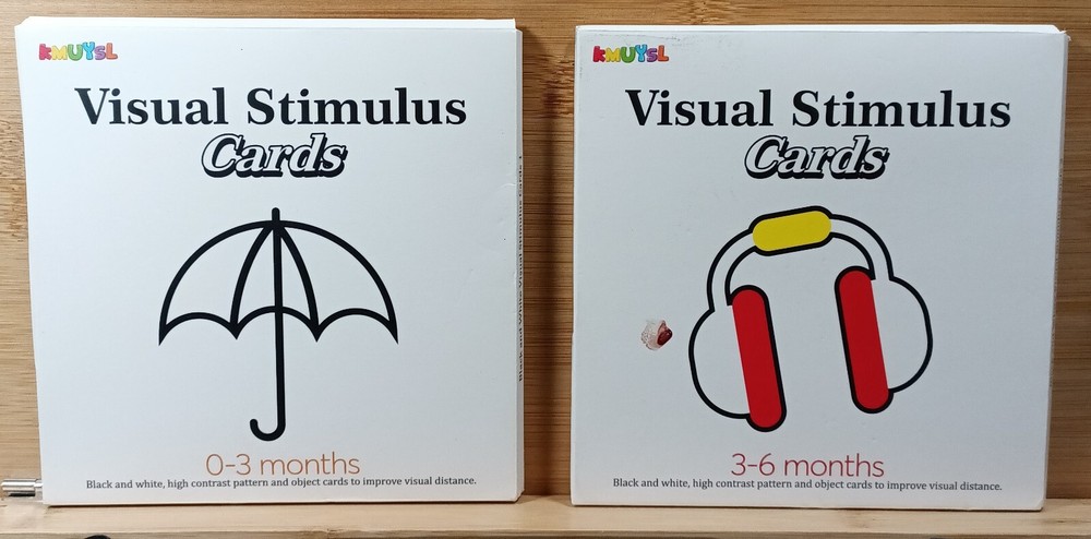 KMUYSL Visual Stimulus Cards 0-3 Months (Missing 1) & 3-6 Months