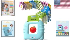 224-Word Talking Flash Cards for Toddlers – Montessori Language Learning Toy