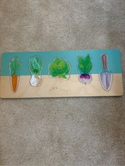 Lovevery Community Garden Puzzle – Montessori Wooden Learning Toy