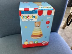 Play it Right Stacking Tower 7 Pieces Bear Design Multicolor 12M /Motor Skills