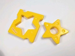 LeapFrog 4-in-1 Learning Hamburger Stacking Baby Toy Replacement CHEESE STAR