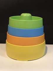 4 Pc Green Toys My First Stackers Replacement Pieces 100% Recycled Baby Toys