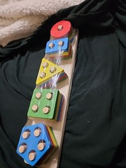 Educational Learning Shapes & Colors Sorting Stacking Puzzle, Toddler To Adult