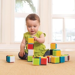 Imaginative Sensory Block Set – 24 Colorful, Easy-to-Use Toys for 12+