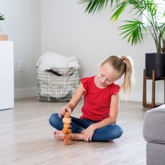 Eco-Friendly Stacking Stones Set – Natural Wood Blocks for Creative Thinking