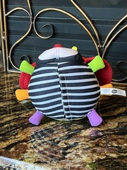 Vtech Plush Ladybug Count & Hug Bug Baby Songs Shapes Colors Music Crinkle Vtg