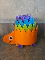 Fat Brain Toy Co. Hiding Hedgehogs Stacking Train Toy