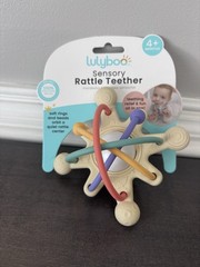 NWT Lulyboo Silicone Sensory Baby Infant Teether Rattle