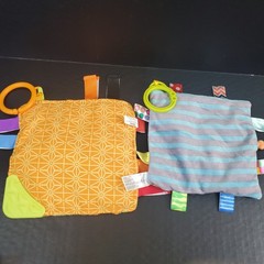 Soft Books And Sensory Toys Crinkle Peekaboo Baby Lot Of 8 Unisex Variety Bundle