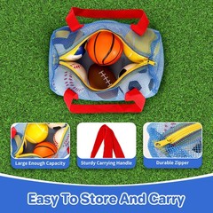 Balls Toys Gift for Toddlers 3 4 5 Years Old,6 Small Sports Foam Balls for Ba…