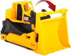 Kids Construction Vehicle Bulldozer 10 Inch Free-Rolling Wheels Indoor Outdoor