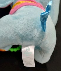 9″ Disney Baby Dumbo Activity Crib Toy Plush Stuffed Rattle Crinkle Teether