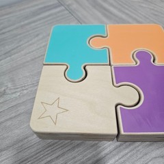 Lovevery Chunky Wooden Jigsaw Puzzle Companion Play Kit Months 22 23 24 Toddler