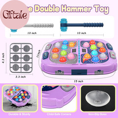 Whack Game Mole,Toys for 3+ Year Old,Birthday Gifts for 3 4 5 6 Year Old Boys,Bo