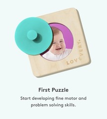 Lovevery My First Puzzle Baby Pincer Puzzle The Inspector Play Kit Months 7-8