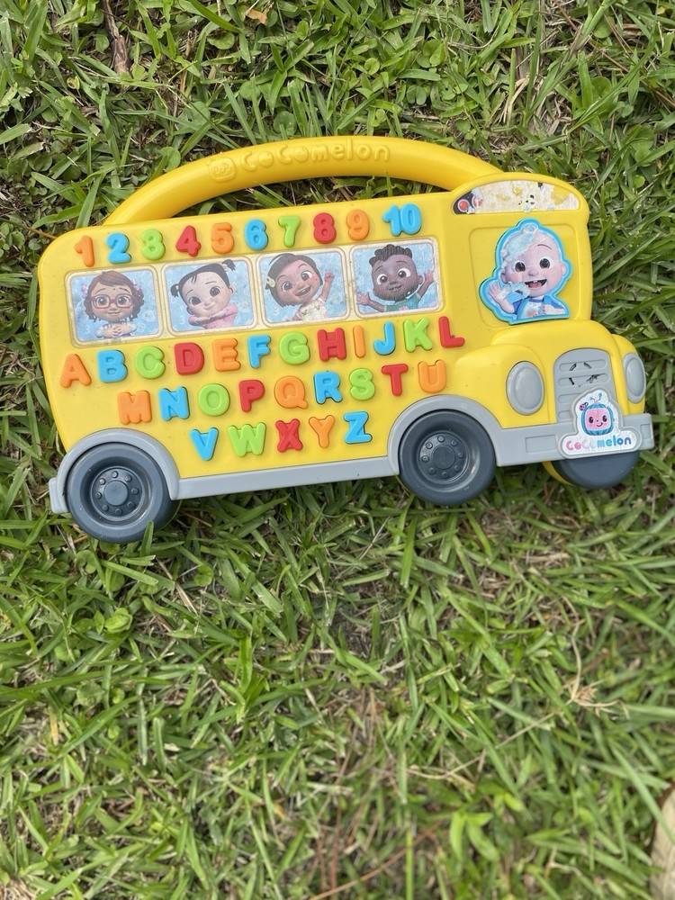 Cocomelon Learning Bus Toddler 18m+ Educational Interactive Alphabet Sound Toy