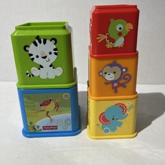 Stack & Explore Animal-Themed Toddler Baby Toy Colorful Blocks NEW Play Blocks
