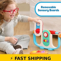 Playskool Flip & Fun Sensory Board Toy for Toddlers, 4-Piece Set