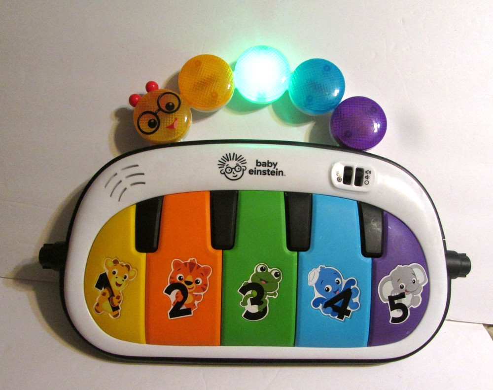 Baby Einstein 4 in 1 Kickin’ Tunes Piano Video Education Toy Clean No Legs