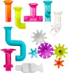 Baby and Toddler Bath Toy Set – 13 Multicolored Sensory Toys for Ages 12+ Months