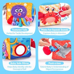 hahaland Baby Tissue Box Toy – Toys 6-12 Months Montessori Medium
