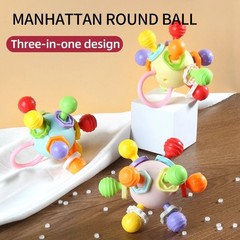 Soft Hand Grasping Ball Baby Toy Xingdun Ball Birthday Gift for 0-3 Year Old Bab