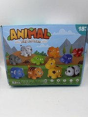 52 Piece ABC Animal Matching Game Educational Toy for Toddlers open damage box
