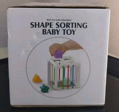 Baby Toddler Educational Shape Sorting Toy By Likee, Early Education 18m + NEW!