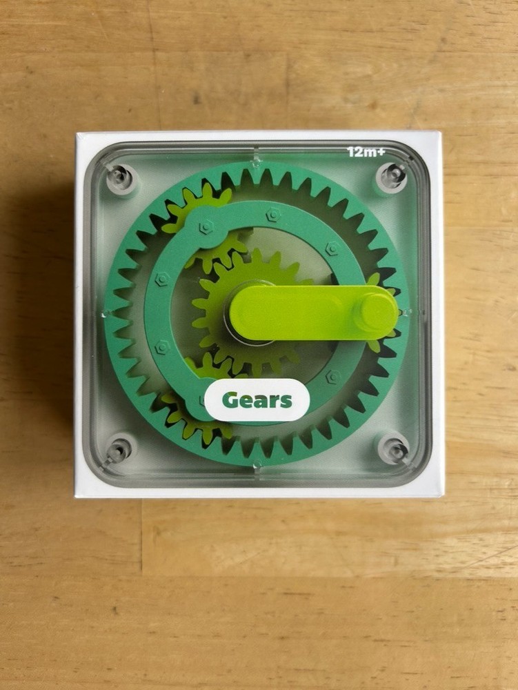 Fat Brain PlayTab – Gears – sensory toy – individual block – magnetic