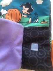 Peanuts Halloween Deluxe Soft Crinkle Book Hanging Stroller Toy