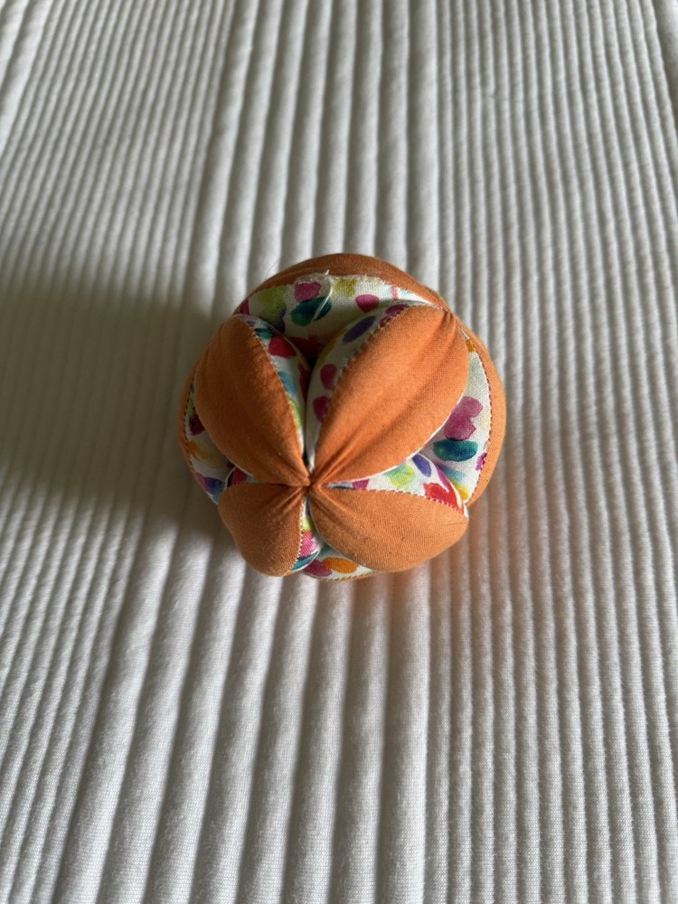Lovevery Organic Montessori Puzzle Ball Orange Watercolor Replacement Senser