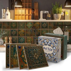 VICCI Foam Self-Adhesive Tiles 12Pcs – Mosaic Peel & Stick | Accent Wall, Cof…