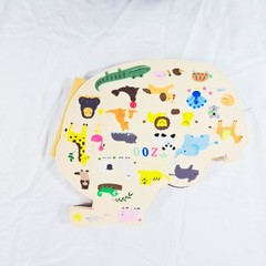 Hey Pappy Monkey Busy Board Toddler Montessori Sensory Toy 14×12 Age 3 Plus Kids