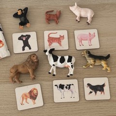 Lovevery Montessori Animal Match Game The Companion Play Kit Months 22, 23, 24+