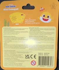 Pinkfong Baby Shark Mini Gamepad Alphabet Theme Hand-Eye Coordination Toy