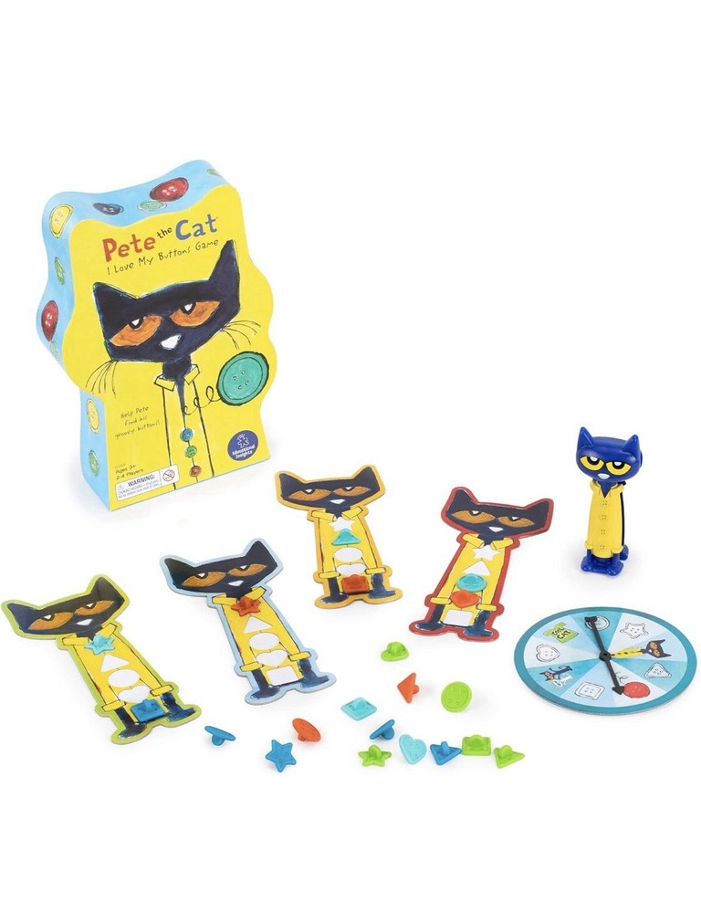 Pete the Cat Squeezer Game Educational Shapes Colors Matching Toy for Kids