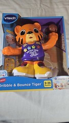 VTech Dribble & Bounce Captain Tiger Animatronic Moving Talking Dribbling NEW
