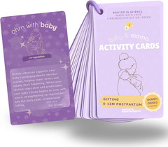 New Baby Activity Cards Newborn Sensory Play Development Activities 0 12 Months