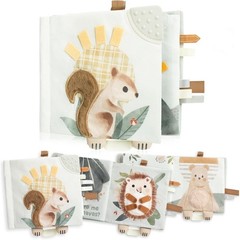 Soft Baby Book Polyester Touch Feel Mirror Crinkle Sensory Play Toy