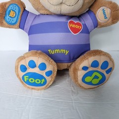 Vtech Care and Learn Plush Teddy Bear Patient Stuffed Interactive Talks Sings